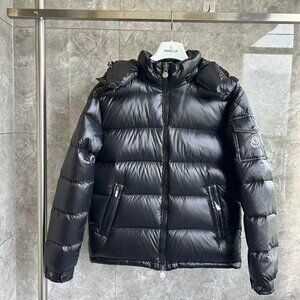 Moncler Maya Short Down Jacket Men black